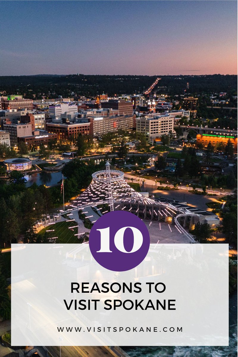VisitSpokane's tweet photo. When you come to Spokane, it will feel familiar. But, you'll leave having discovered things you never expected to find because Spokane isn't quite like anywhere else.
Here are 🔟 reasons to visit Spokane:
https://t.co/pZGfjXrnOt
#visitspokane #meetinspokane #spokane https://t.co/l9SCvmFJK7