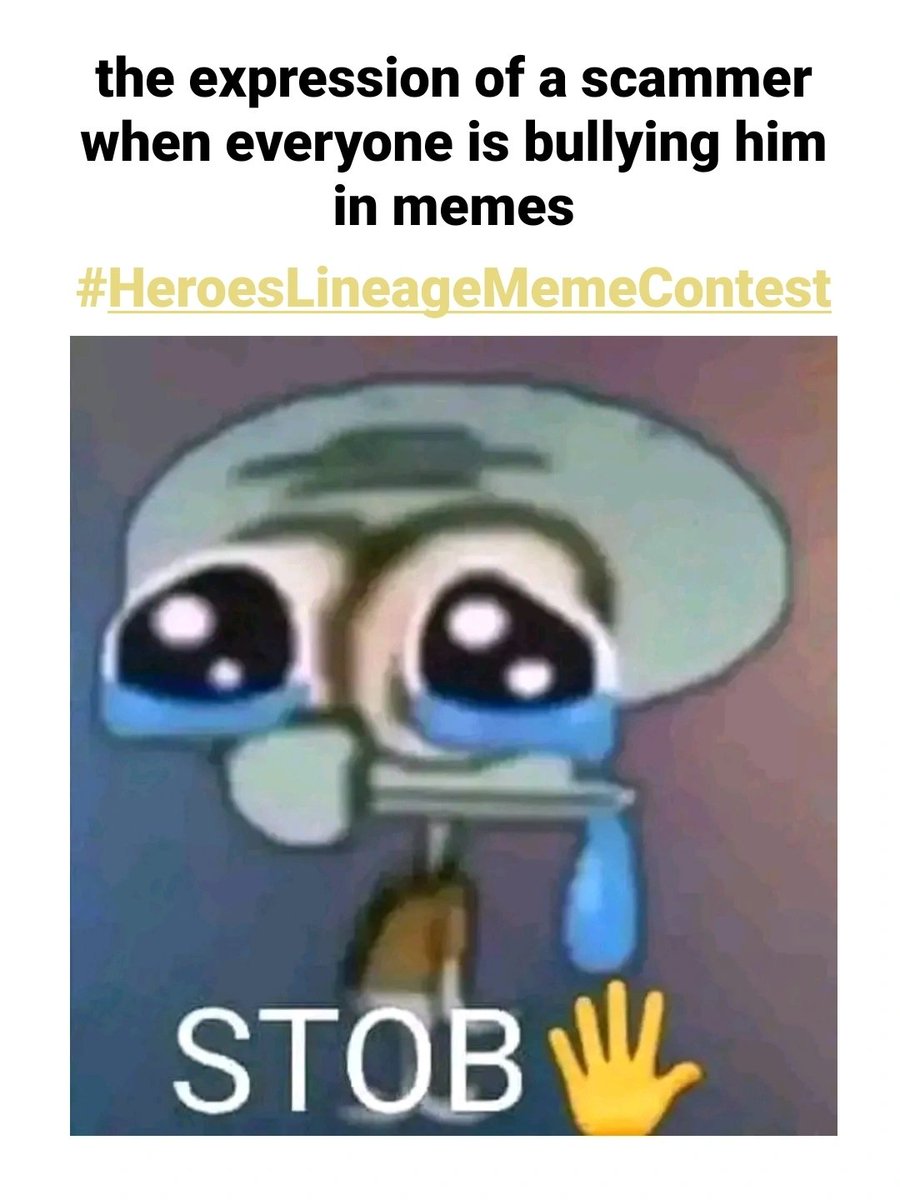 longjourney_'s tweet photo. stop🥹🖐️😂 @Heroes_Lineage 
@P2EGame_CN @GameFi_Official @VitalikButerin 

#MemeContest #Meme #P2E #P2EGame #NFT #GameFi #Presale #INO #BestP2EGame https://t.co/T8Ey5uqHhq