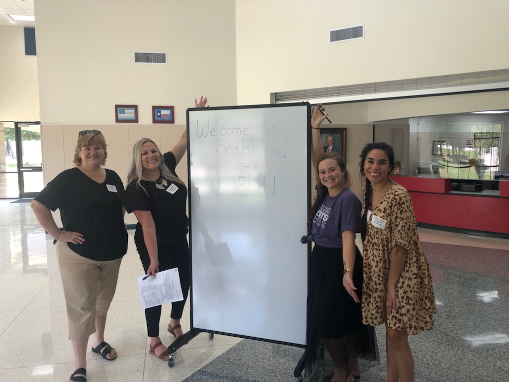 MissJNunn's tweet photo. I choose Willis ISD to be apart of this! What a great first day and group of educators to be surrounded by!🥰 #parmley4thgrade
#ichoosewillis #WISDNewTeacher https://t.co/kDElL3niLG