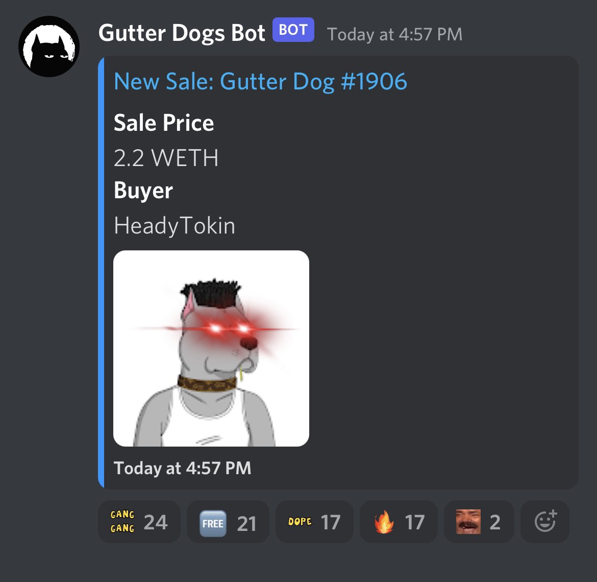 Headytokin's tweet photo. Told yβall I was going @GutterCatGang shopping LN to celebrate the new crib didnβt I? Patience is the name of the game folks, WETH or bust. #ganggang #lazervision https://t.co/2mqh34PCUE
