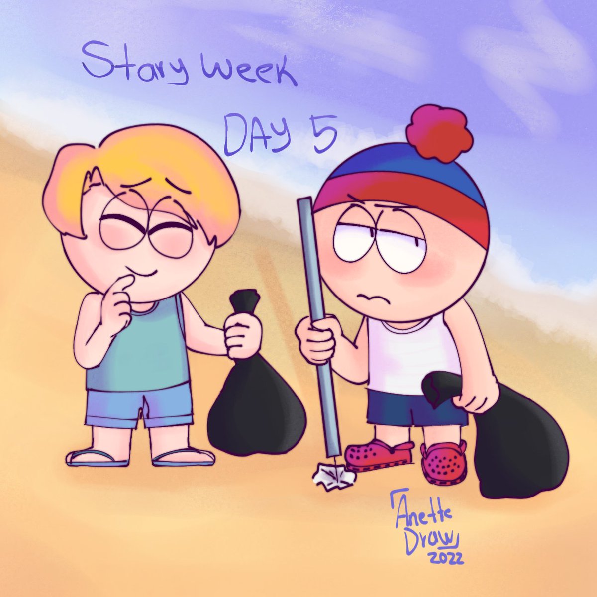 AnetteDraw's tweet photo. Day 5 travel / Día 5 viajes 🏖️☀️

Contexto en el siguiente tweet xd+

#StaryWeek2022 #SpStary #Stary #stanxgary #stanmarsh #garyharrison #southpark #southparkfanart #digitalArt #fanart https://t.co/GsJ6KpaVMF