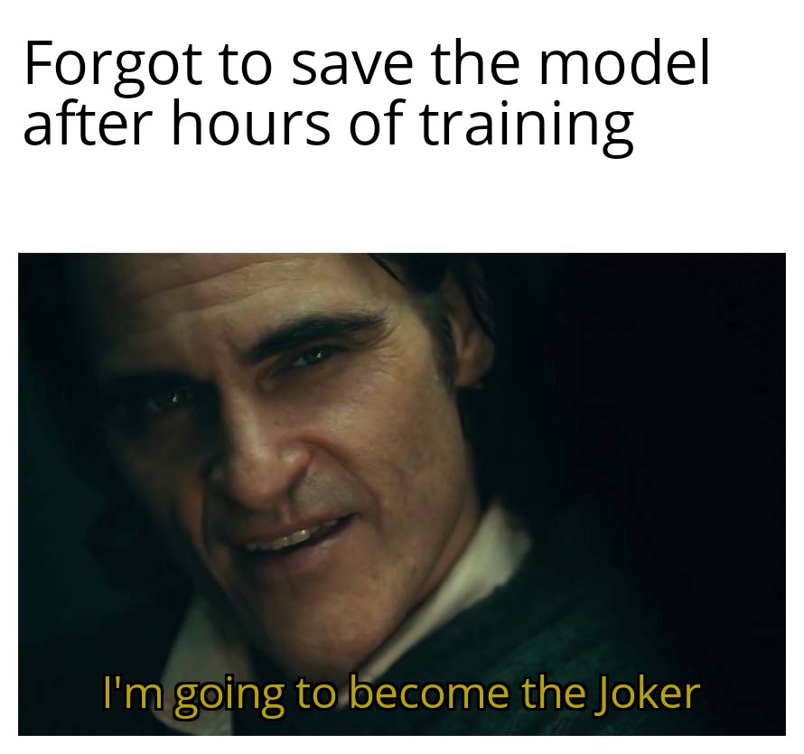 Specially when Colab kernel resets before saving the model 😅

#ai #ml #DeepLearning