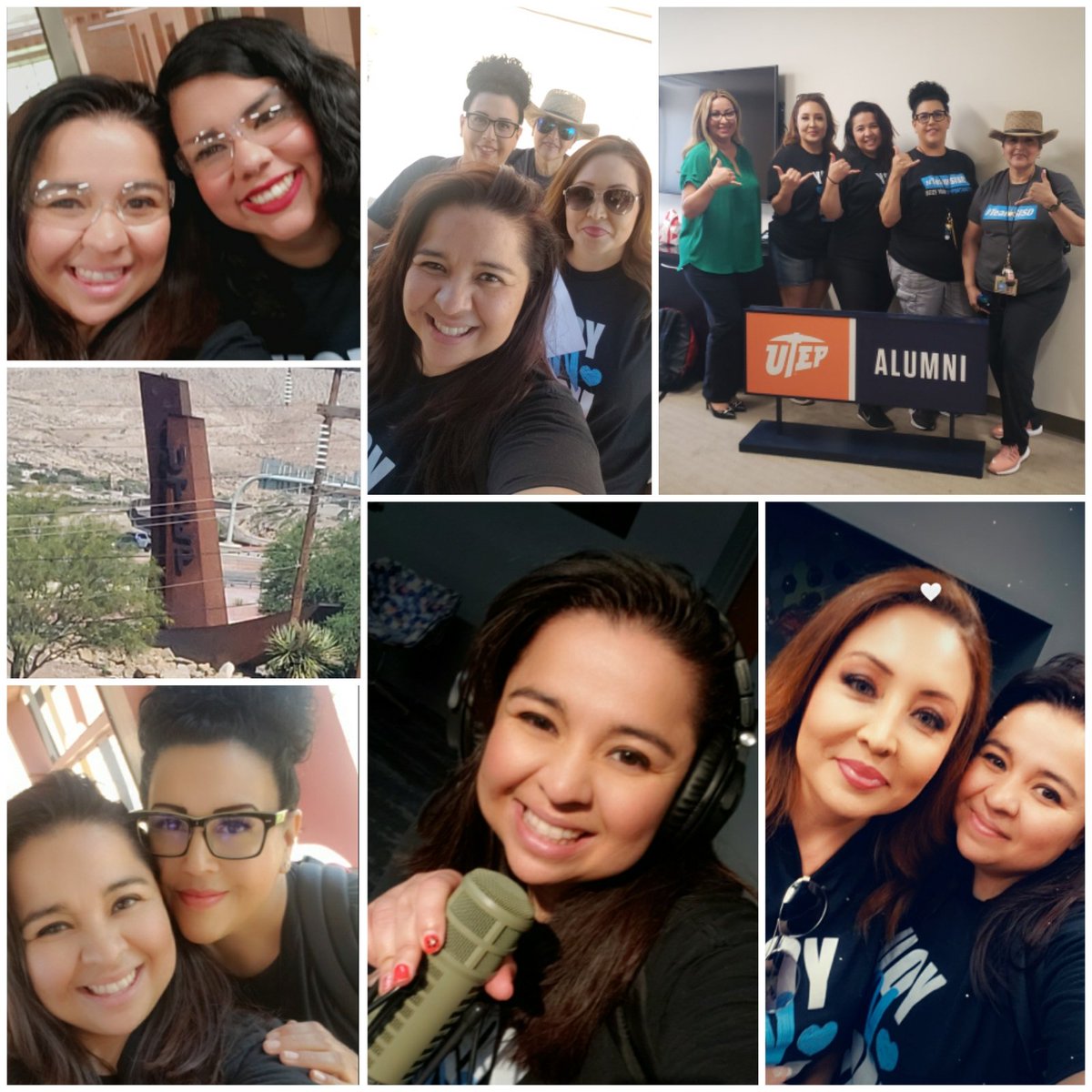 rmorales_HDHES's tweet photo. What a great team building experience! It was soooo much fun to walk around beautiful @UTEP with my amazing colleagues participating in a scavenger hunt. 

#TeamSISD https://t.co/IueH2mRq9I