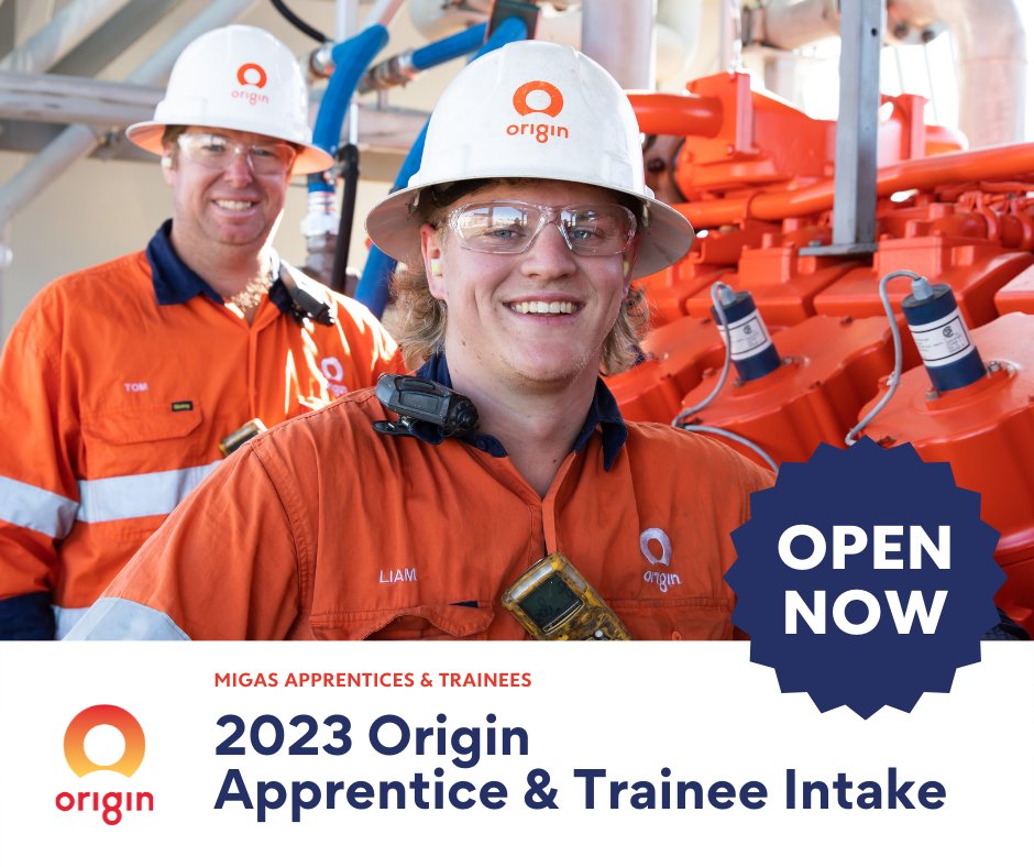 MIGASApprentice's tweet image. In the Western Downs region of Qld and looking for an incredible career opportunity? Apply now for the 2023 Origin Apprentice &amp;amp; Trainee Intake! Details at migas.com.au/origin 

@originenergy #apprenticeships #traineeships #tradecareers
