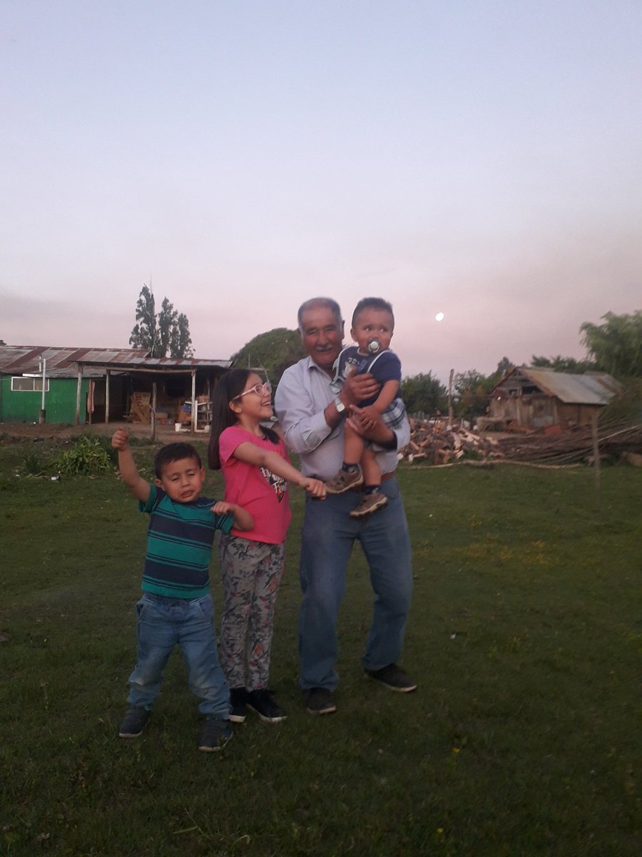 JNR_LEGENDARIO's tweet photo. #DiaDelAbuelo @lahoradejugarcl  el tata juan y 3 de sus 4 nietos https://t.co/IQndJr6mFX