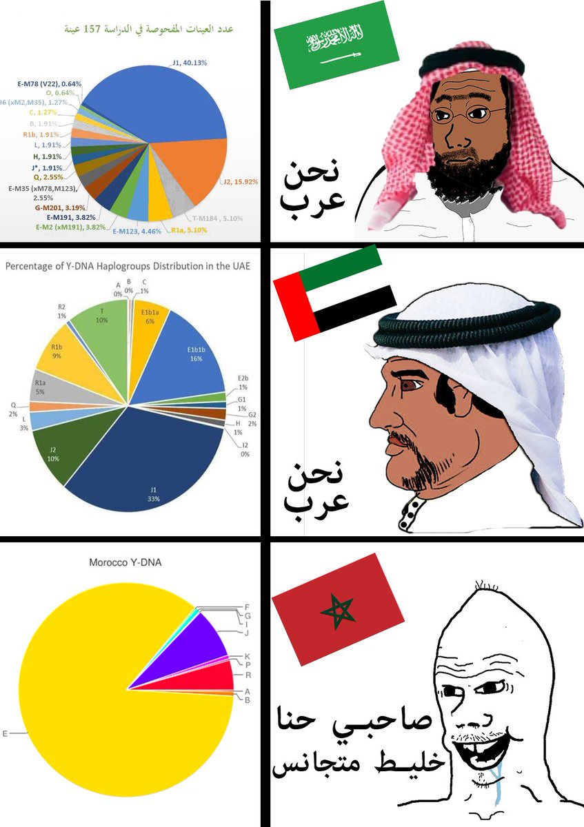 THasmachi's tweet photo. @abo0krem @Ranneemkenav نحن في الغالب أمازيغ ولا علاقة لنا بالعرب ولا نختلط بكم. لكنكم يا عرب مختلطون جدا https://t.co/16SSV7p3hp