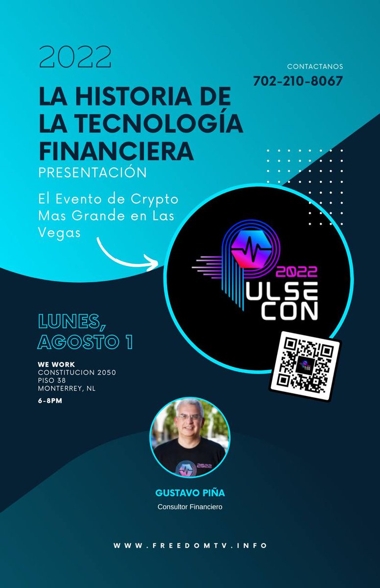 Hexmex.xyz y @iamfreedomtv te invitan a la conferencia gratuita en #Monterrey #pulsechain #HEX $Hex <a href="/RichardHeartWin/">Richard Heart</a>  #blockchain los esperamos