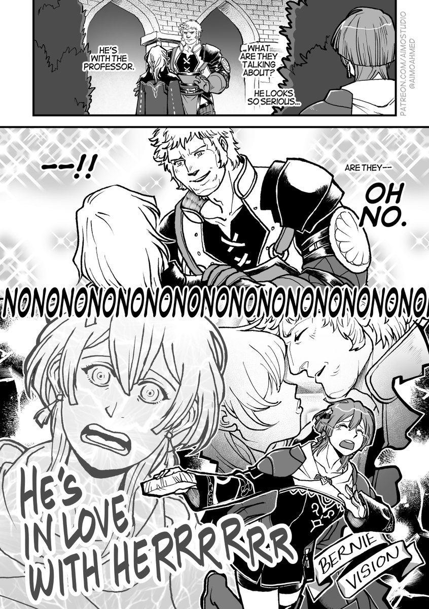 5) A HEART, UNREQUITED
Bernadetta has grown fond of Raphael & wishes for more than friendship. Problem is, she might just be too late?
Tw- https://t.co/3rTTf17JE8
PDF- https://t.co/B9MzCfJdn0
Epilogue- https://t.co/XPhuncTgGR
#FE3H #FE風花雪月3周年 #RaphaelKirsten #Bernadetta