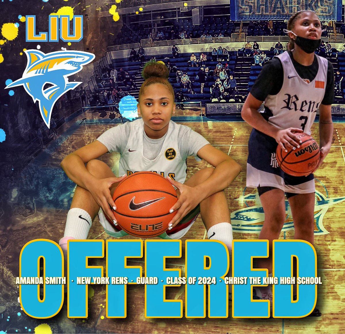 Congratulations to @AmandaSmith2024 on receiving an offer from <a href="/liuwbb/">LIU Women’s Basketball</a> !!! #classof2024 #thenamesaysitall #nyrensgirlshoops #nyrgirlshoops #nike #nikebasketball #newyorkbasketball #offered #hardwork <a href="/ctkwbball/">CTKWBBALL</a>