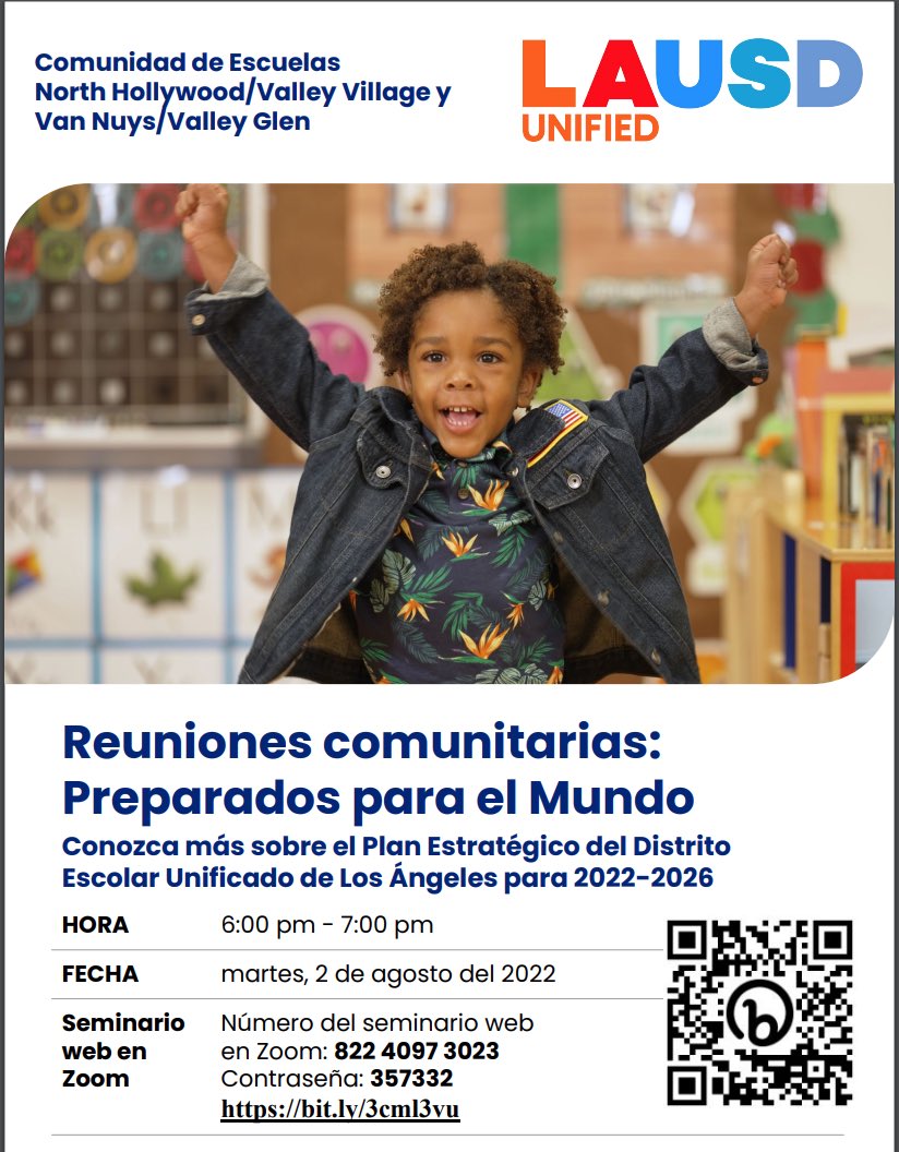 NOHOValleyViCOS's tweet photo. LAUSD updates. Join us! https://t.co/GpuC5l5Qb2