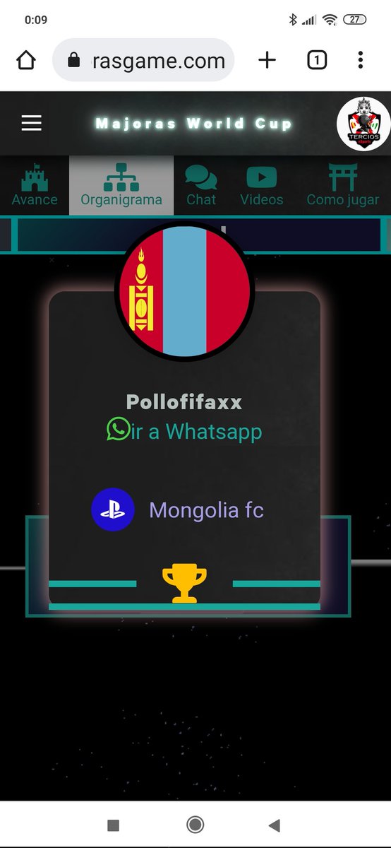 Y tras una noche de grandes enfrentamientos. 
Dar la enhorabuena a estas dos selecciones
Inglaterra y Mongolia. 
Serán las finalistas de la Majoras World Cup. 
Mucha suerte a las 2.
Y gracias a todas las selecciones que participaron