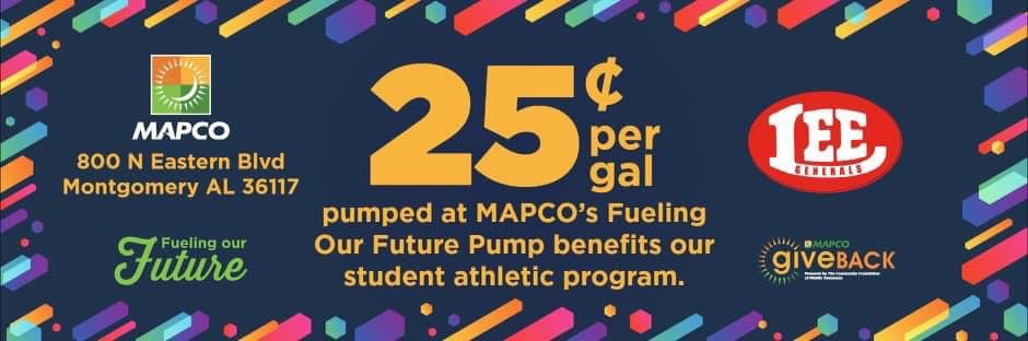 LEEU Fans!!!! Stop by the pump at the address below 👇!!! Help all LEEU Athletics programs!!! This deal runs The Whole month of August!!!!