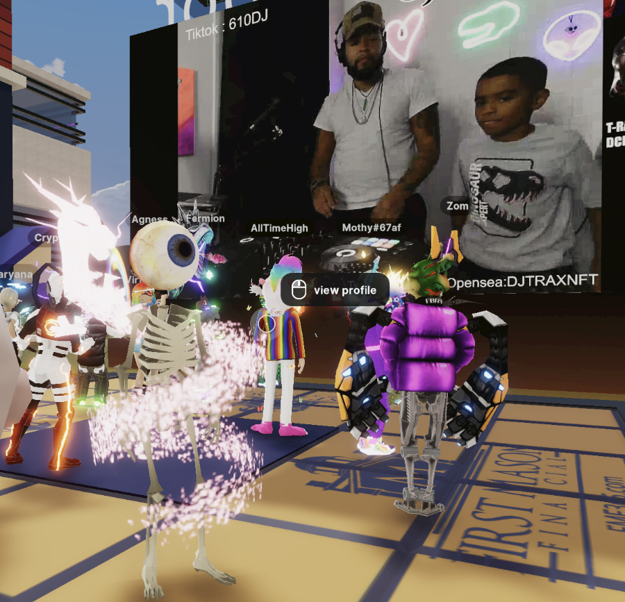 Chillin with <a href="/VirtualDan365/">Virtual Dan 🛡</a> &amp; <a href="/DJTRAXNFT/">TRAX & DJ T-RAX</a> !