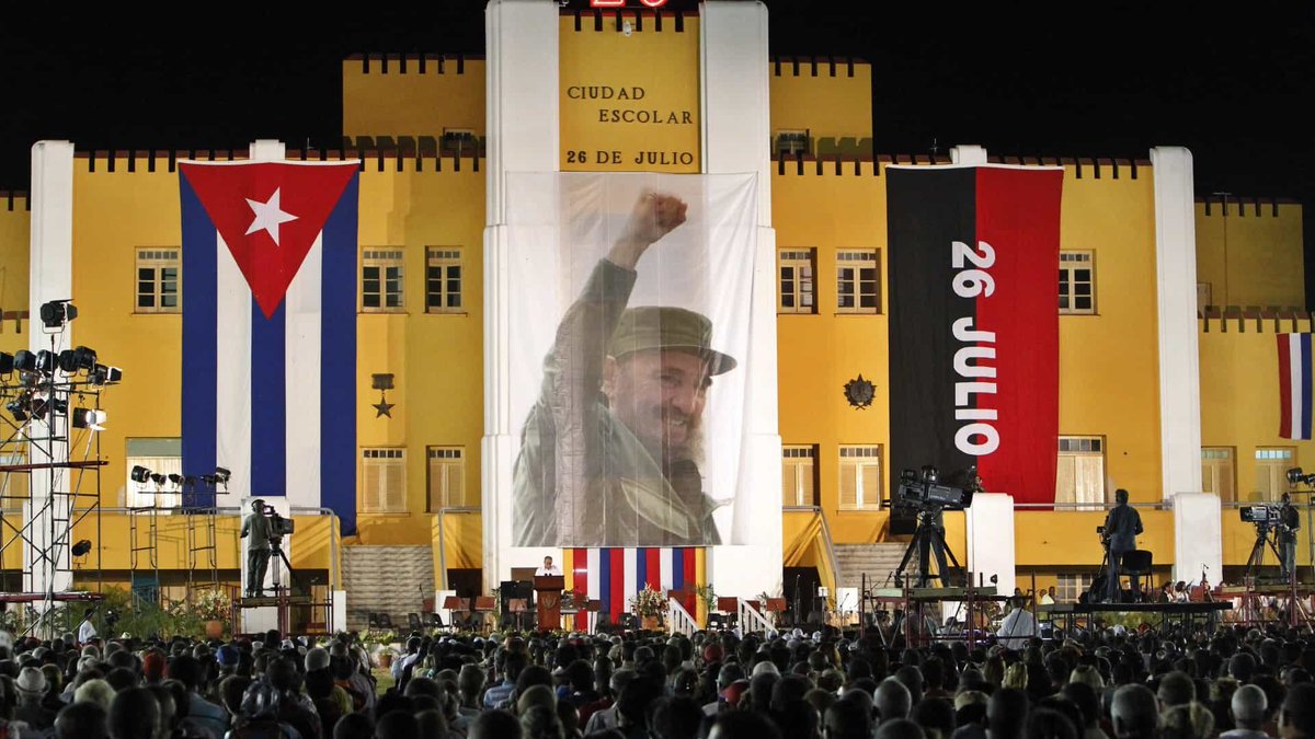 KFL_Portugal's tweet photo. 26/07 Dia da rebeldia em Cuba.

Que seja símbolo de libertação a rebeldia cubana. Viva o internacionalismo proletário! Viva Cuba! https://t.co/Cl4STYMARk