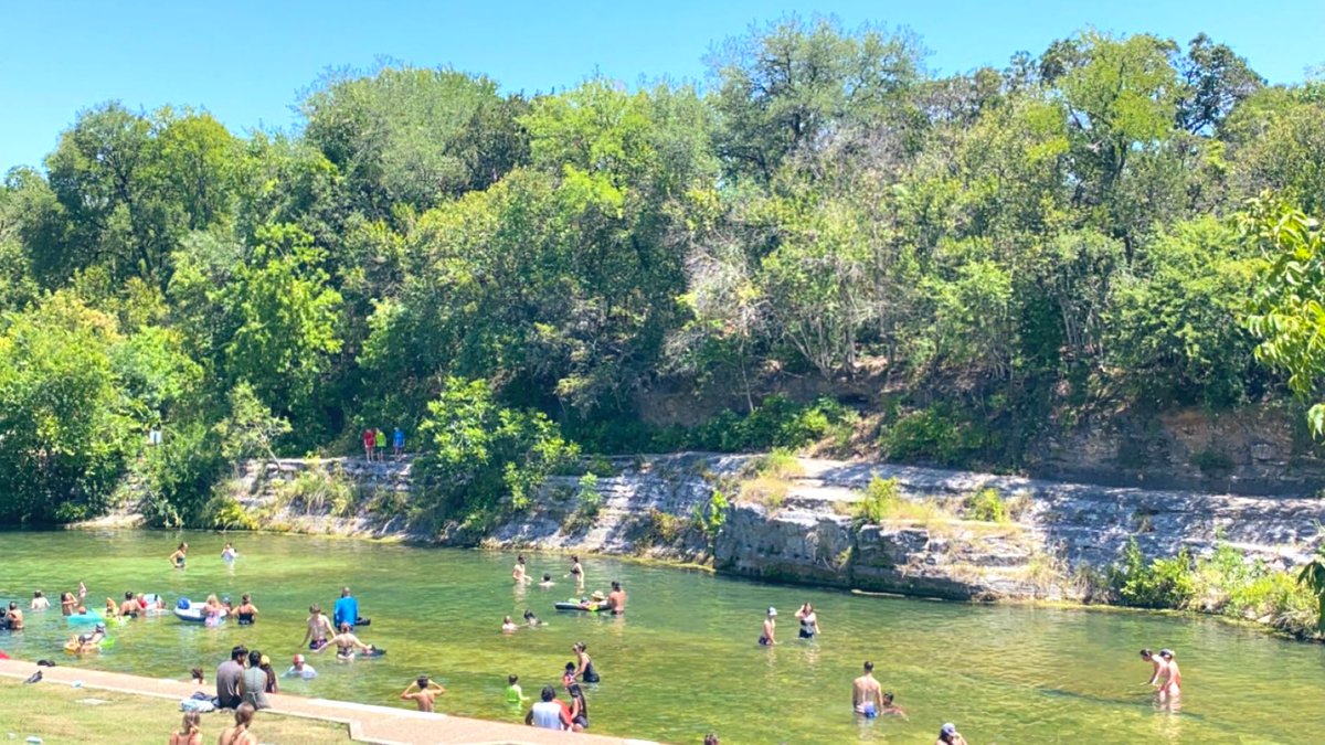 MsLu_OLE's tweet photo. went back to Austin one last time this summer and enjoyed Barton Springs! #cecheetahs #cesummer22 https://t.co/baCAsIeBUg