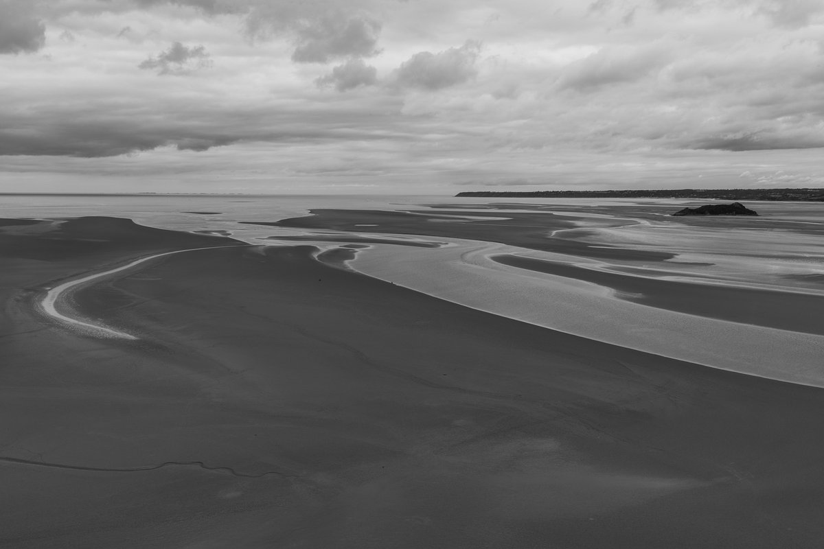 _drivingrain's tweet photo. View from the #montsaintmichel

#blackandwhite #normandy #france #couesnon #landscape #liveforthestory #canondeutschland https://t.co/YViolgYiMl