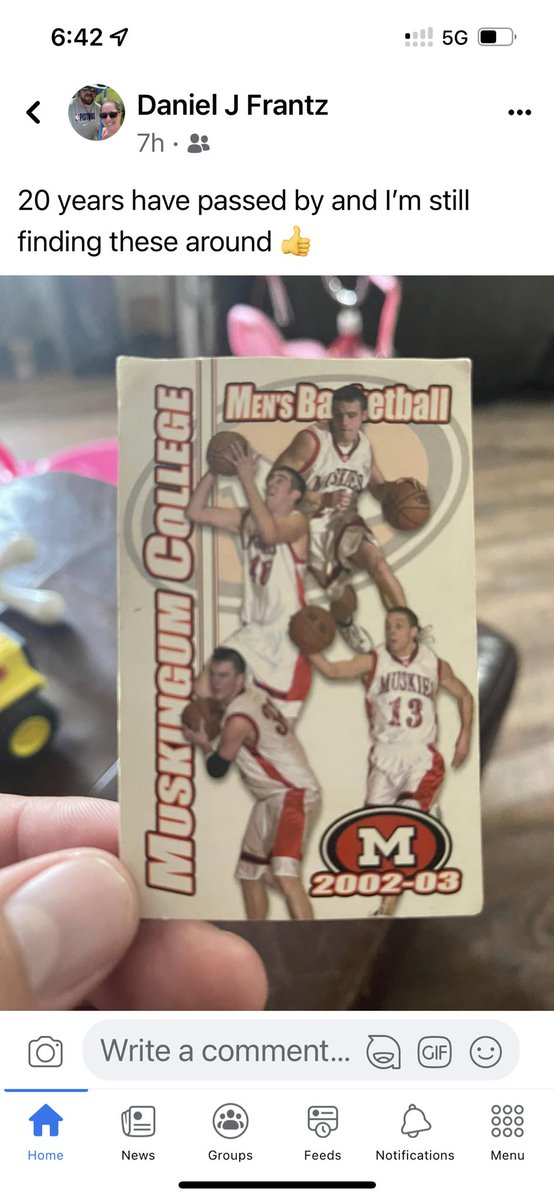 tera1405's tweet photo. This made me laugh until I reread the whole 20 year thing!😳 @JBLKDevils wondering where the baseball one is @CoachA8 ⚾️🏀 #foreveryoung https://t.co/QByQmtnzhX