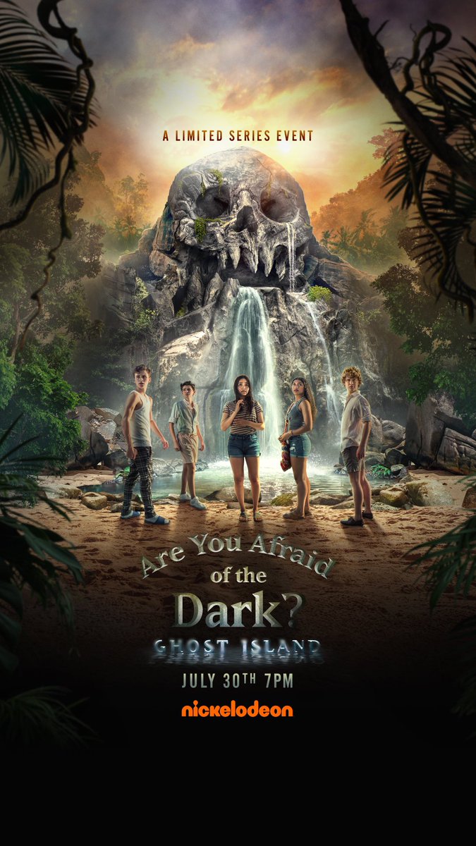 Novo poster de Are You Afraid of the Dark: Ghost Island🕯️
