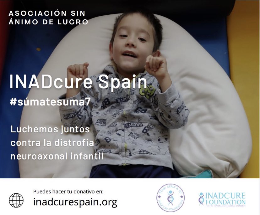 Comenzamos una nueva campaña con esperanzas renovadas. Necesitamos a un millón de personas que donen 7 euros, para un nuevo ensayo de terapia génica que desde la Fundación INADcure están intentando sacar adelante.
Seguimos luchando 💪#súmatesuma7  
Donaciones  BizumONGs 04479