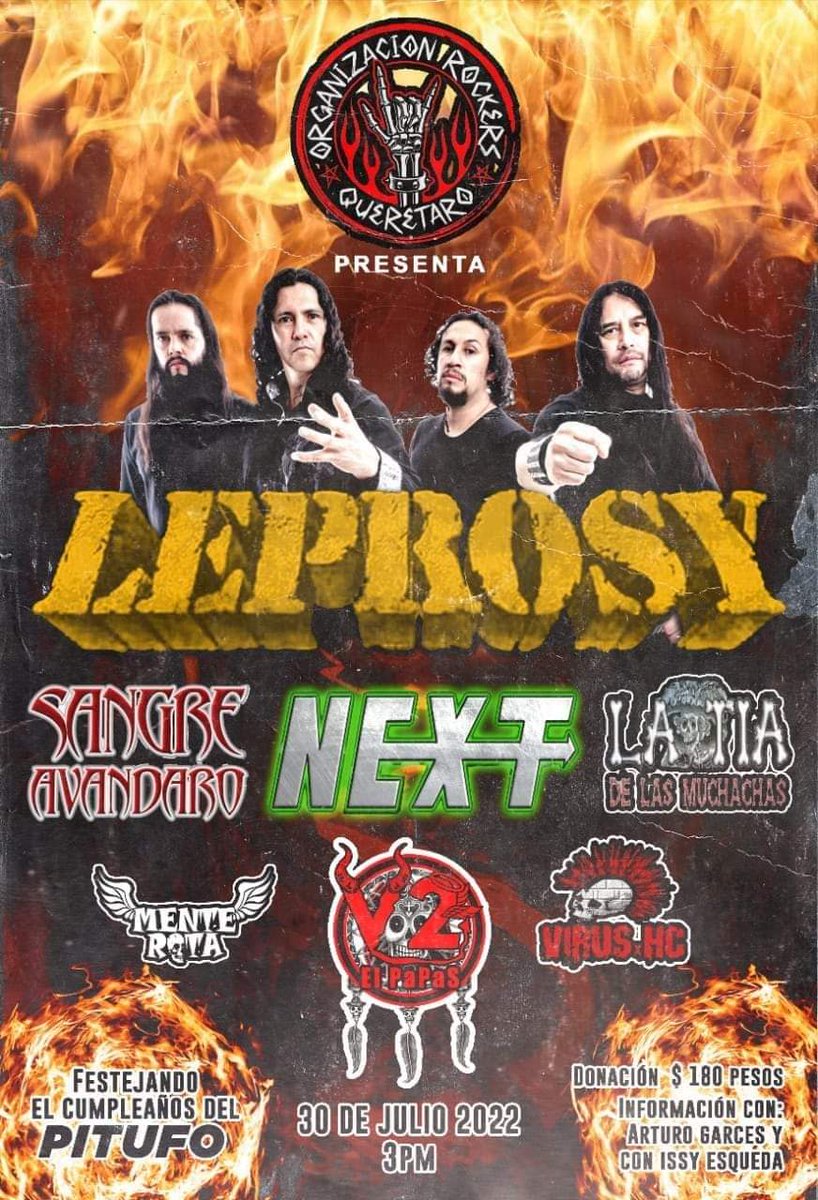 alanext's tweet photo. Sábado 30 de Julio 22. #NextOficial Presente en Querétaro. En el festejo del cumpleaños del pitufo. Informes . Inicia 3PM. #potentepoderosoybrutal #gritarock #PeleaOMuere #debesmorir #Ayudame #suicidio #nosoynormal https://t.co/p4Lsd4BJOa