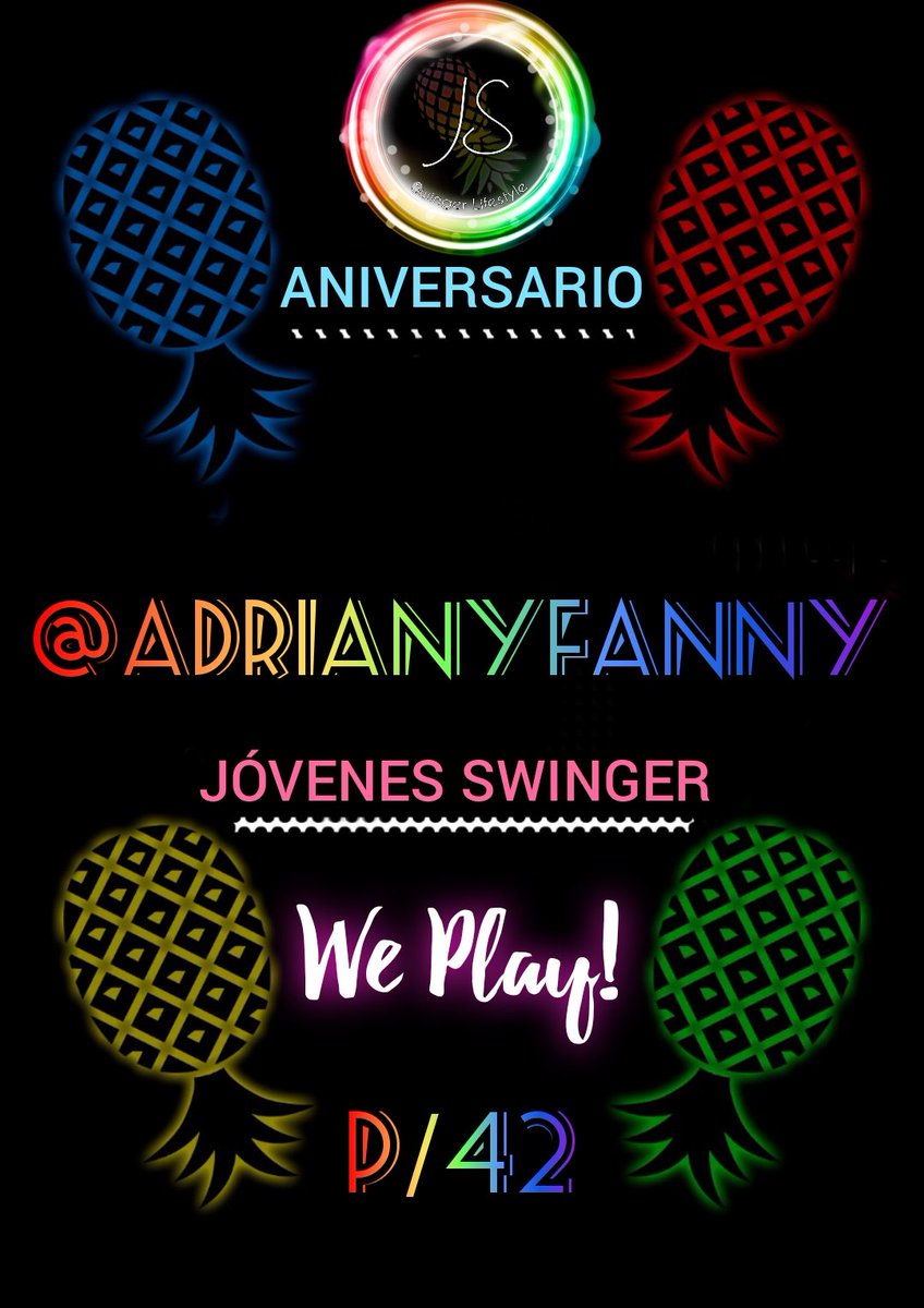Empezamos con la repartición de accesos para nuestra fiesta de Aniversario 🎧🍍🎉🎊 el sábado 30

😲 ya quedan muy pocos  accesos 🥳

"Bienvenidos chicos" 🥳
#jovenesSw #feelfree
#stylelife #Swingerparty #swingercdmx dale #rt 😎
<a href="/EmiYDulceSw1/">ChoKis👌😚</a> @DEATJON14 <a href="/DiegoySarasw/">Diego@Dana</a> @ AdrianyFan