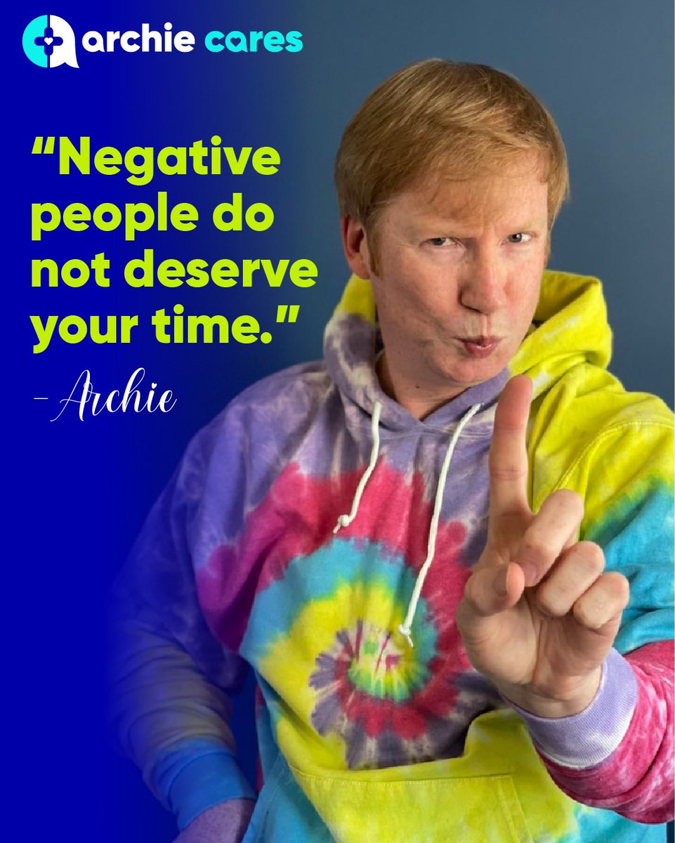 Archie_Cares's tweet photo. Just a reminder that *NO ONE* has a right to your time and energy. So when negative people want to come calling, invite them to exit stage left!
#NoNegativePeople #PositiveVibesOnly #ISaidWhatISaid #ArchieCares https://t.co/ocLBNz5X7l