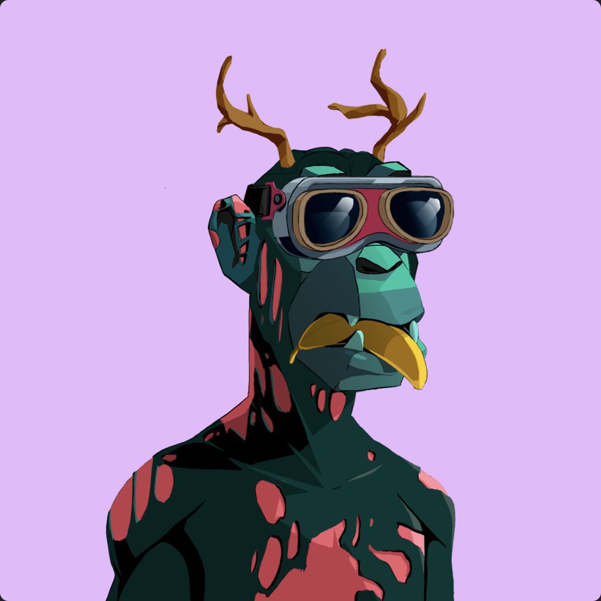 skywardbodhi's tweet photo. Couldn’t help myself and had to sweep 🧹🌿 Help me welcome this mutant @JNGLNakedDAO to the squad. @Primatesnft @PrimatesDAOs #StrongerAsASquad #JNGL #Primal https://t.co/GwSqbHLqJN