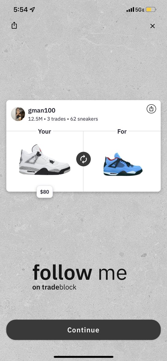 AssitQt's tweet photo. Is this a W white cements used no box travis are used with box and red and black laces @tradeblock_us #offtheblock https://t.co/u4ouor2ptB