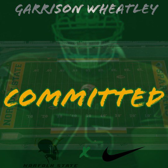 Blessed for this, been waiting forever times finally here 100% committed to Norfolk State University!!!!! Thank you for all the schools that recruited me! Can’t wait to get started