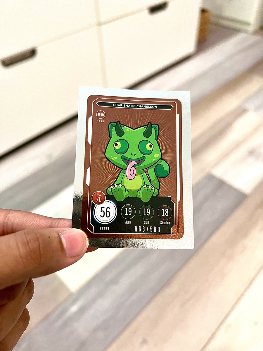 spyroe32's tweet photo. Almost funny number 🦎😂 @garyvee @veefriends #veefriendsCardOpening #vf2 #veefriends https://t.co/liCBl4LiE8