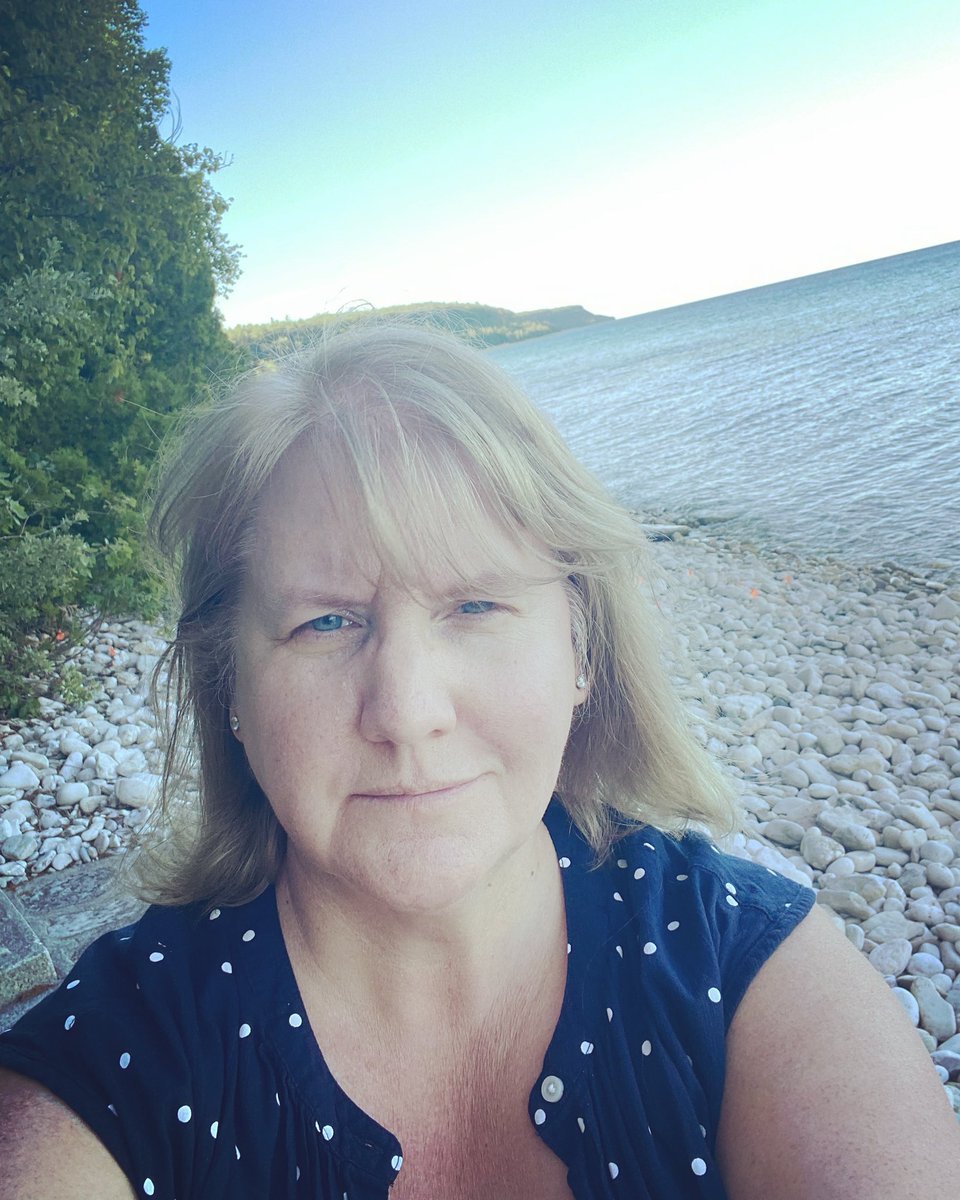 Enjoying some summer vacation in the beautiful Bruce Peninsula. For anyone wondering if Georgian Bay is as cold this year as it usually is, why yes….yes it is. #GeorgianBay #DyersBay