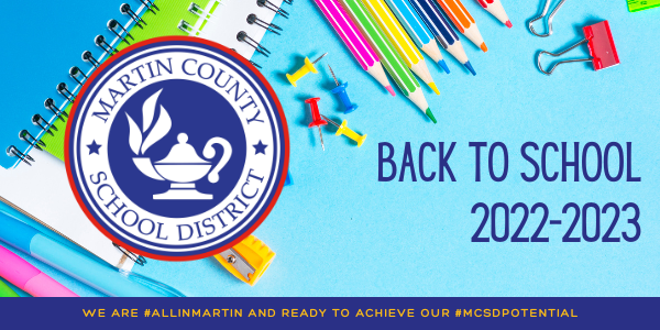MCSDFlorida's tweet photo. 🍎 READY TO ACHIEVE OUR #MCSDPOTENTIAL🍎
August 10 is right around the corner, Martin County!
View our #BacktoSchool webpage to learn what your family needs to know before students head back to school: https://t.co/NcRn7w6IjH
#ALLINMartin👊 #PublicSchoolProud https://t.co/ocgizkBqYb