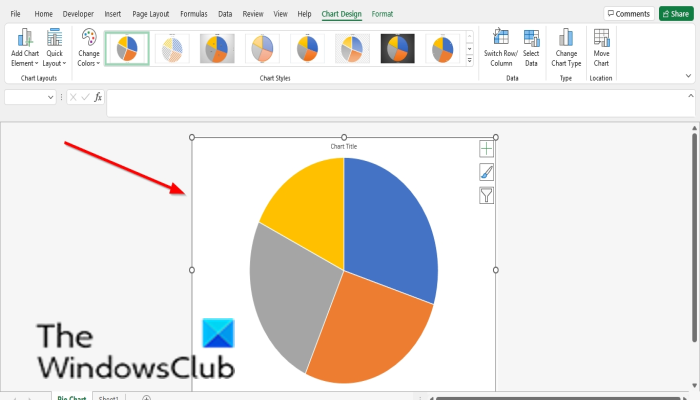 TheWindowsClub On Twitter How To Move And Resize A Chart In Excel 