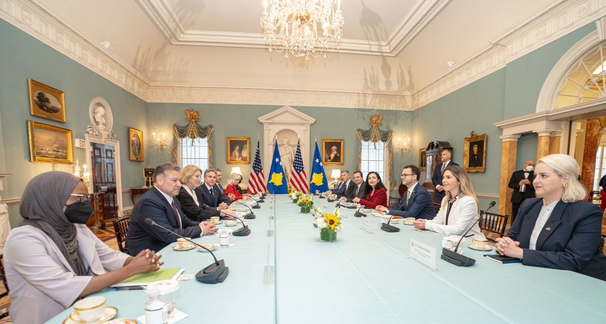 Gent Gjikolli On Twitter RT SecBlinken Met Today With President 