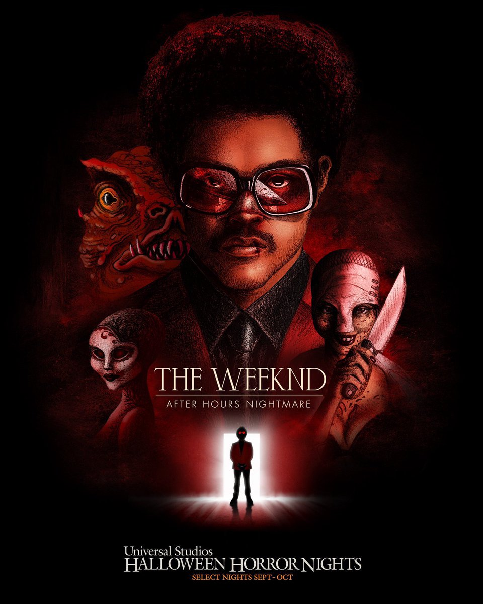 john_murdy's tweet photo. Hey Boils &amp; Ghouls. Hope you’re excited about today’s announcement. I’m honored to be working with Abel and his team to bring his vision for After Hours to life! It’s been a really great collaboration and we’re thrilled to be bringing it to life at HHN… https://t.co/4zDnZoEysp