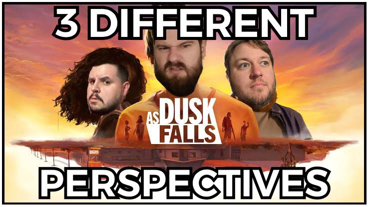 BonusXPPodcast's tweet photo. We all played #AsDuskFalls , and compared our journeys. A fun experience to see how different three straight white dads are. 😂

Check it out! 

YouTube - https://t.co/uUaWuQf1ab

Apple - https://t.co/mGvhg3JJzw

Spotify - https://t.co/SCBg6A830t https://t.co/GTlwz1bjk8