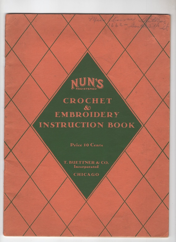 FairOaksAntique's tweet photo. Vintage Nun's Crochet and Embroidery Instruction https://t.co/q1gw9CC18y #crochet #embroidery #patternbook #nun #buettner #vintage @etsymktgtool https://t.co/ag0ITbYQgu