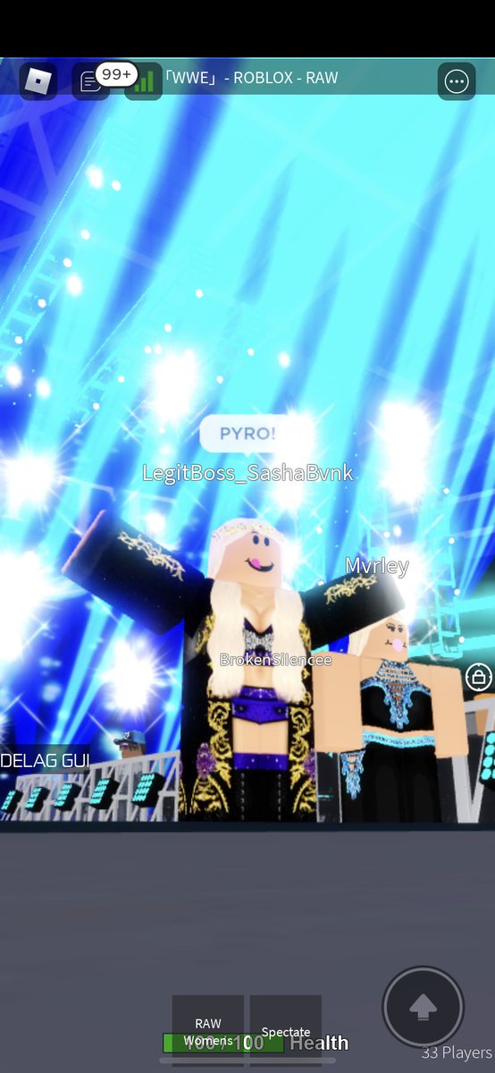 WWE ROBLOX tweet media