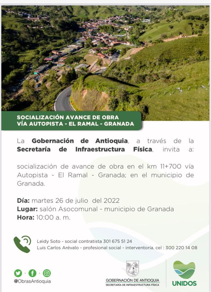 QuienEsQuienOA's tweet photo. Hoy @GobAntioquia prometió habilitar plazo vía Granada - autopista, para el 7 de agosto.
Comunidad inconforme dice que si el 1 de agosto no se ven avances significativos en la obra, habrá plantón de protesta.
#SOSGranada #OrienteAntioqueño https://t.co/P5omeW660E