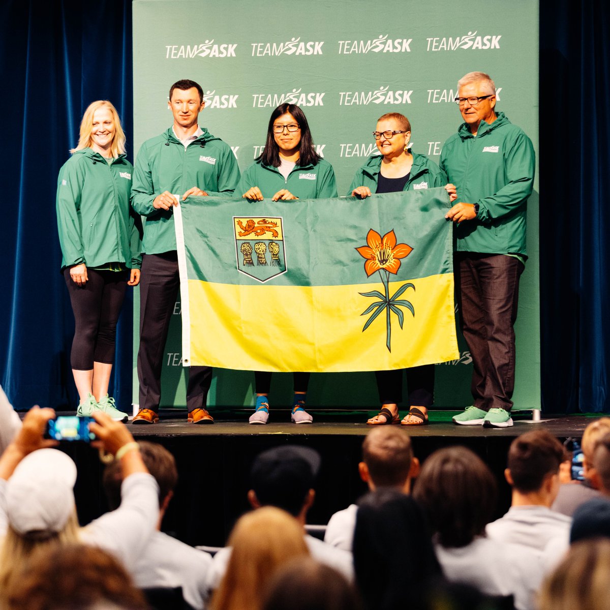 goteamsask's tweet photo. TEAM SASK announces @2022CanadaGames full roster and opening ceremonies flag bearer!

Find out more here: https://t.co/WdBcmwpqQE

#SaskProud #Sask #GoTeamSask #Niagara2022 #2022CanadaGames #CanadaGames #CanadaSummerGames https://t.co/2HHZ0cPZID