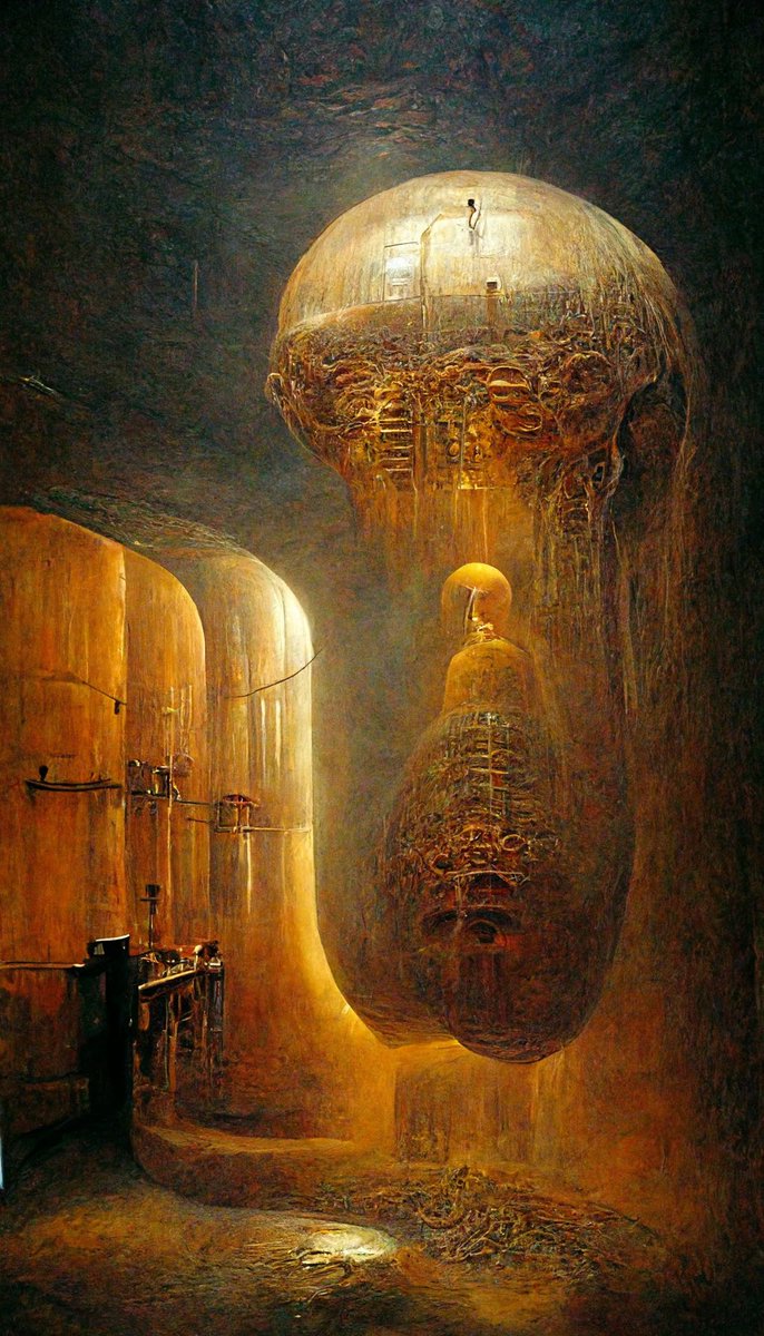 nuclearsamurai's tweet photo. Wasteland Postcards 020
The Sentient System 

#dailyartproject #dailyproject #darkartdaily #aiart #art https://t.co/imAsoNoecT
