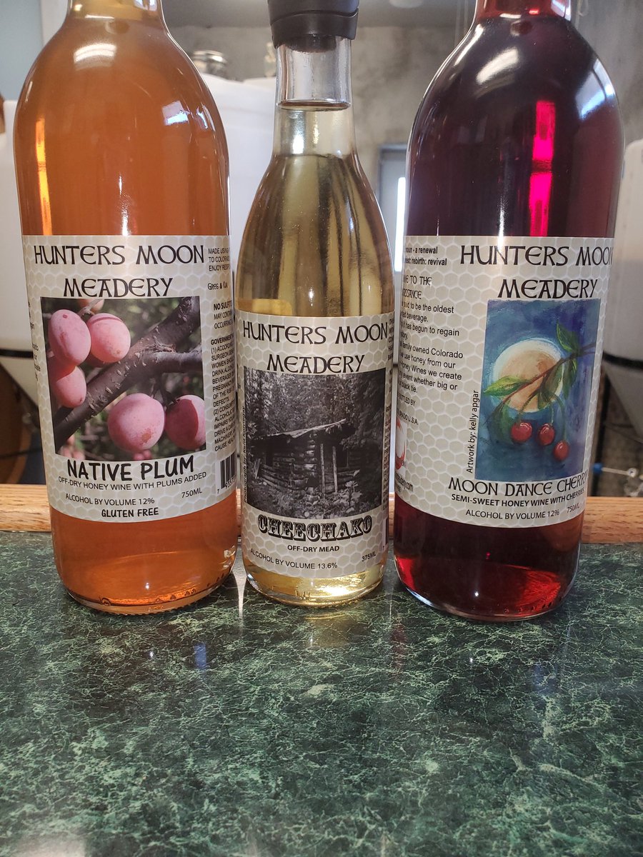 huntersmoonmead's tweet photo. Our latest Meads to be awarded International Medals! Moon Dance Cherry - GOLD, Native Plum - Bronze, Cheechako - BRONZE, 2nd Medals for each! #MeadMe!
#drink Different
#MeadHard #LikeaViking https://t.co/K5mwngqvjK