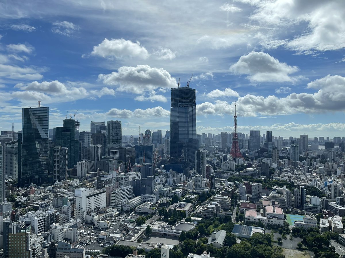 vertigo's tweet image. Idyllic skies in Tokyo the morning after a storm.