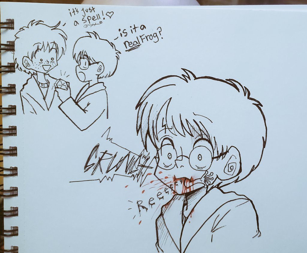 「Was watching Harry Potter and had to make it gross (͡° ͜ʖ ͡°」𝕊𝕡𝕠𝕠𝕜𝕪 ...