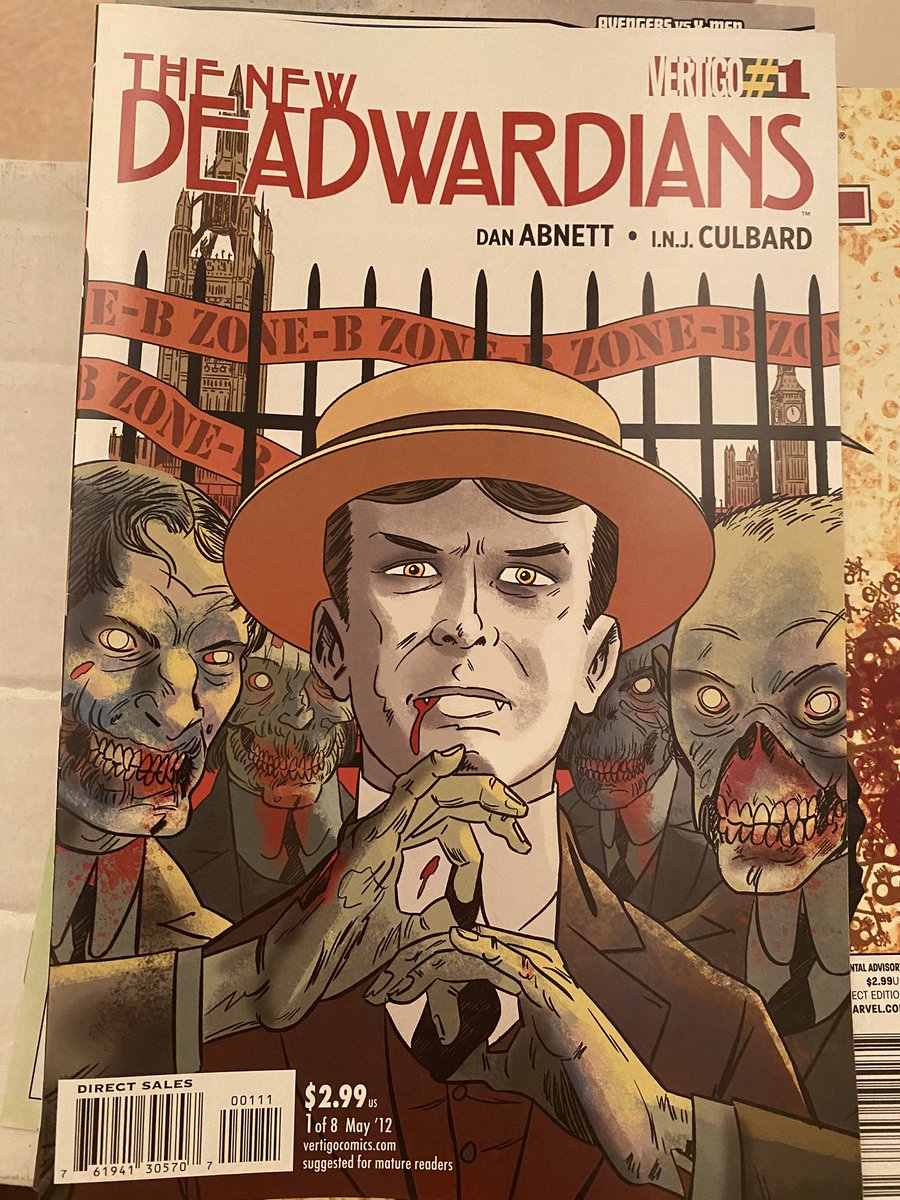 comicsmiz's tweet photo. #StillOrganizing #Comics Here is the #NewDeadwardians by Dan Annette and Culbard. Turn of the century England has an elite ruling class of vampires, middle class humans and working class zombies. A play on the Edwardian movement, it was an interesting and excellent read. https://t.co/9FbVkjfsl7