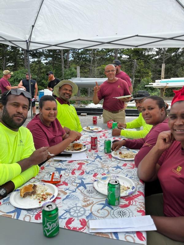 RPMarzilli's tweet photo. Our #safetyday  at our Plymouth office was a lot of fun.  Good safety topic, new PPE, and a cookout!  Good chance to enjoy the beautiful weather and time with our team! https://t.co/Xil1pyrIWV