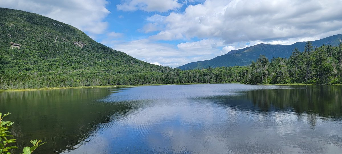 LiamHikes's tweet photo. The Whites have started on a very challenging note. But, I've been rewarded with beautiful sights. Today's views include southern Kinsman, Lonesome Lake, and Mount Liberty - perhaps my favorite view so far. https://t.co/PCmphC8Mjg