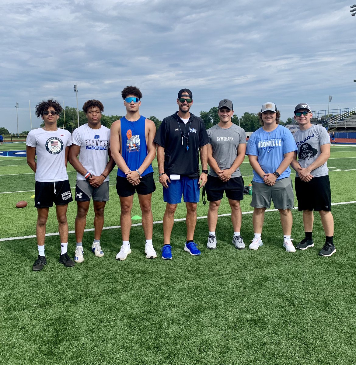 One of the greatest signs of appreciation and love is being there for your people. Thank you to PIRATE 🏈 alumni <a href="/HaydenMendez13/">Hayden Mendez</a> <a href="/dlomax_1/">Dawan</a> <a href="/JamesianMckee/">Jamesian McKee</a> <a href="/andrew_wiser34/">Andrew Wiser</a> <a href="/SpencerSteakley/">Spencer Steakley</a>, Nash and <a href="/ChandlerStoney/">Chandler Stonecipher</a> for your time and work at K-8 Pirate Prep Camp. ❤️ #BEGREAT