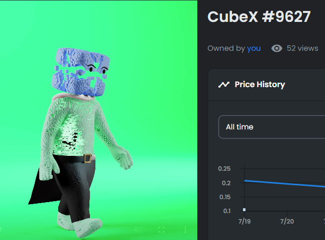 Joao_pedrorf's tweet photo. HUBBL APP is coming, STAKING is coming, real life utility on top of a project that has a proven track record
Floor is not high, but ... for how long? Listings are getting lower and lower 👀
Bullish on real builders 🛠@bapesclan @cubexnft @ChainTechLabs 

#INCUBEXWETRUST https://t.co/zmUonK3JS1