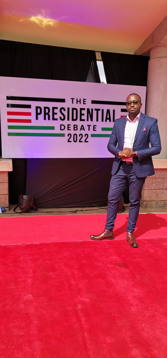 Earlier on I attended #PresidentialDebatesKe2022 to listen to what the candidates had to say as we count down to 9th August 2022.